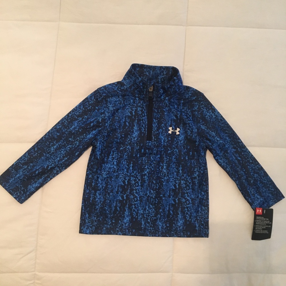 Under Armour Blue Camo Long Sleeve Size 2T